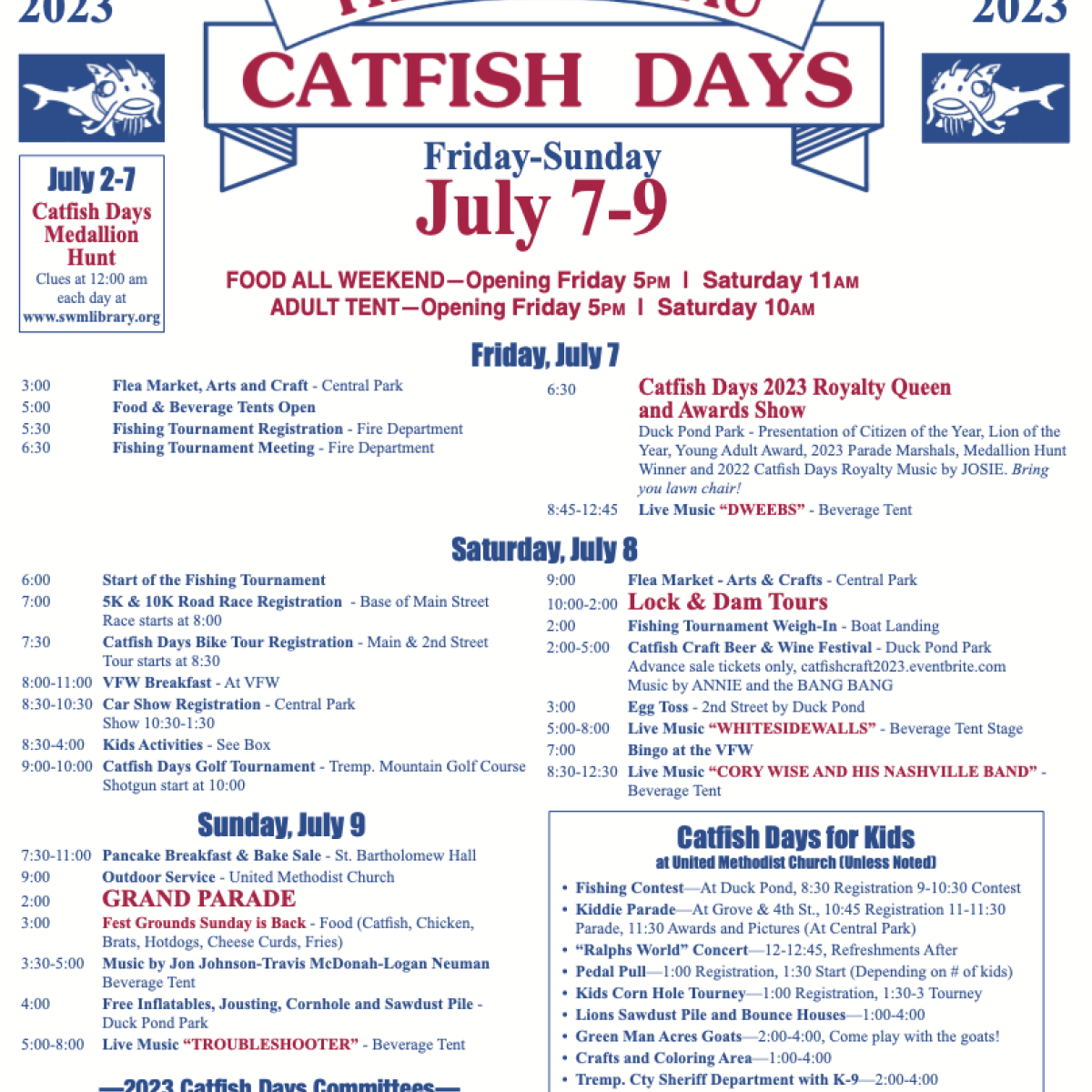 51st Annual Trempealeau Catfish Days Trempealeau Chamber of Commerce